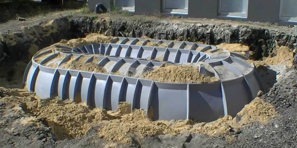 burying a water tank