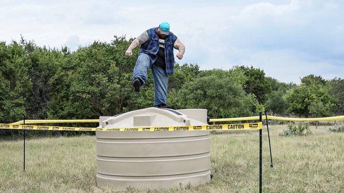 Enduraplas-Water-Storage-Tank-vs-500lb-Man-3